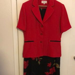 2 piece short sleeve dress